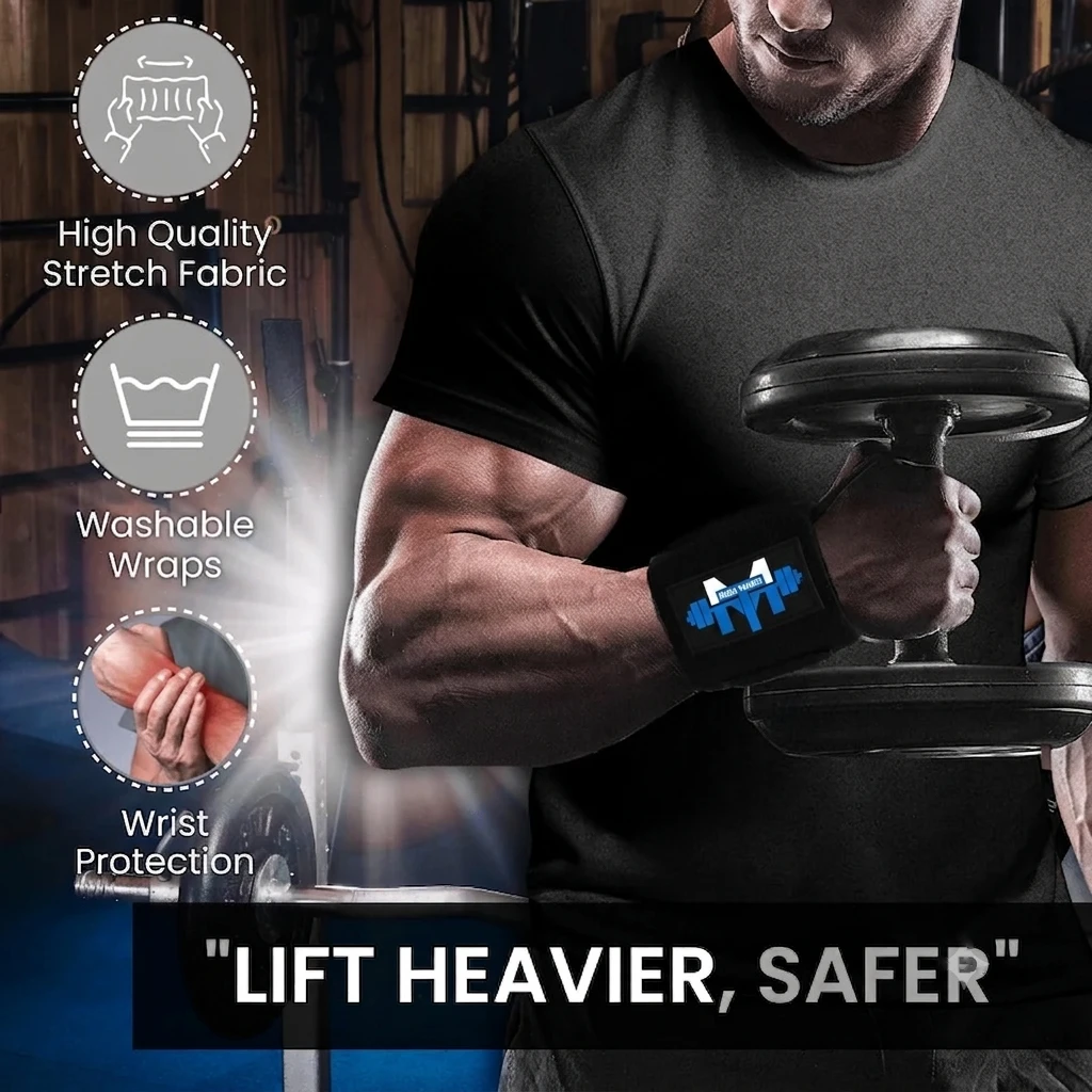 Weightlifting Wrist Wraps - Image 6